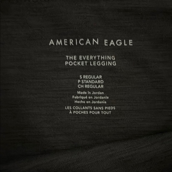 AMERICAN EAGLE OUTFITTERS Dark Gray Pocket Leggings - Picture 2 of 2